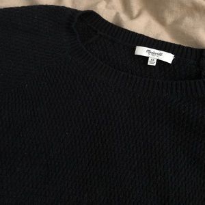 Madewell light black sweater